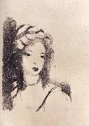 Marie Laurencin Study oil on canvas